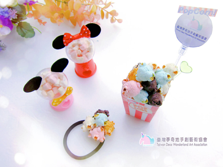 夢奇地,研習,鮮花,黏土,拉拉畫