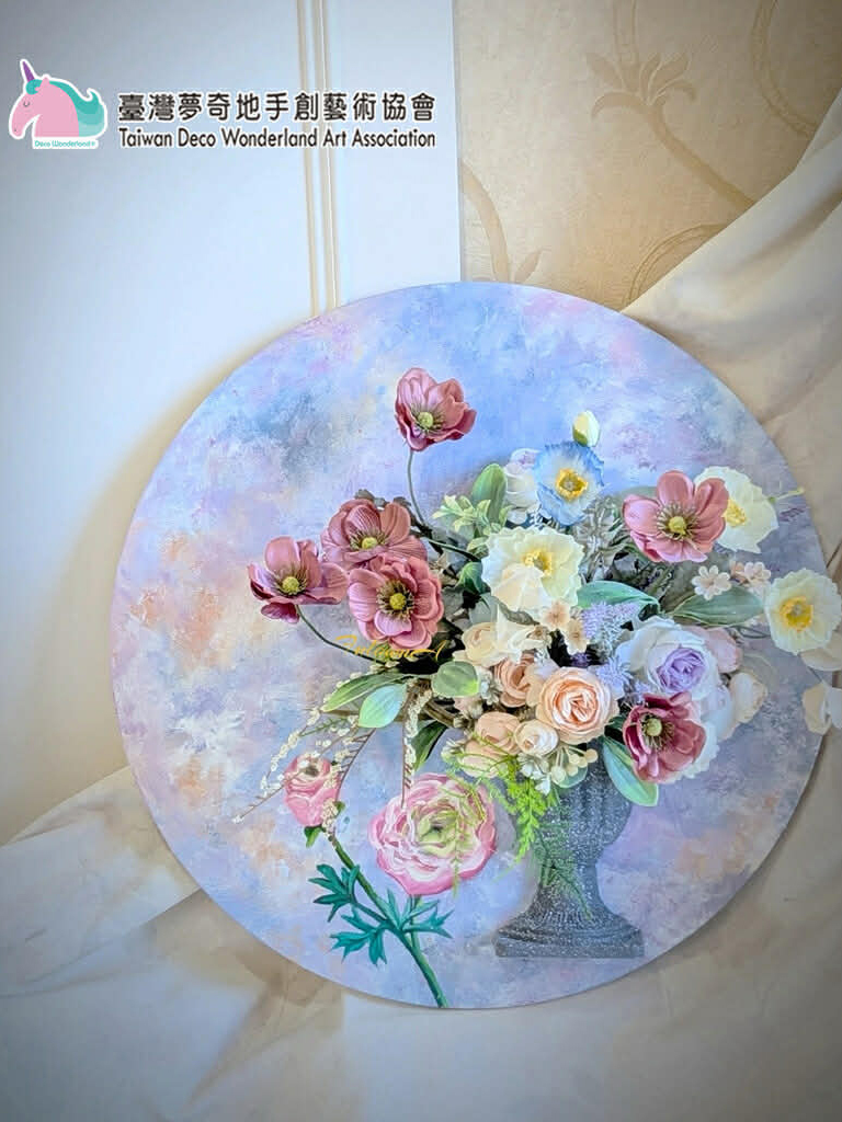 夢奇地,研習,鮮花,黏土,拉拉畫