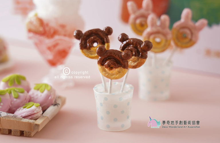 草莓,日式,甜點屋,黏土